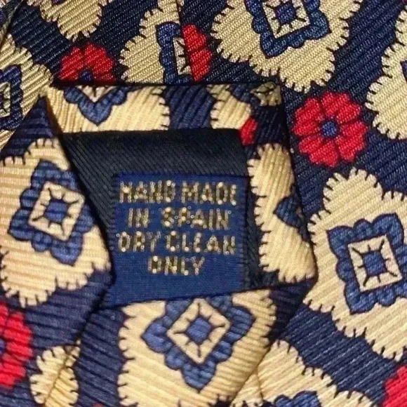 Richel Hand Made in Spain 100% silk tie - Picture 5 of 7